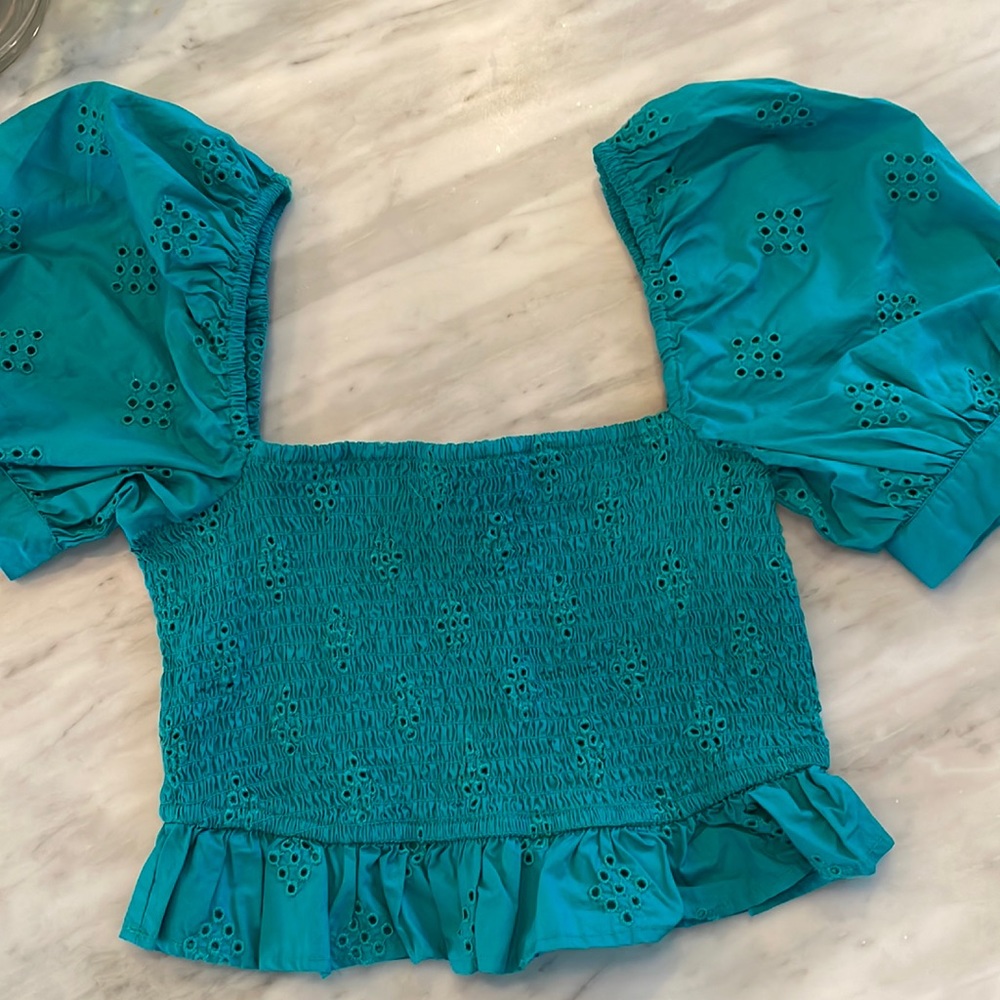 Zara Crop Elastic Top